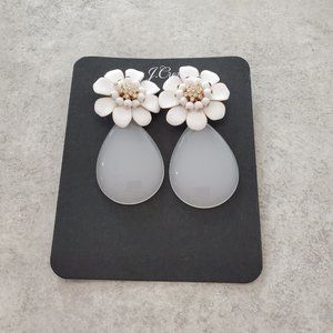 🌼 Rhinestones Crystals Flower Floral Drop Dangle